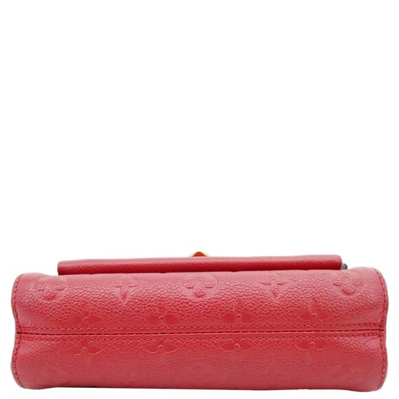 Louis Vuitton Vavin BB Monogram Empreinte Leather Shoulder Bag Red - Picture 10 of 14